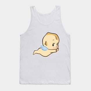 Cute flying kewpie baby angel Tank Top